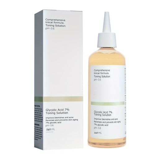 Glycolic Acid 7% Toner for Exfoliating, KeepThe Skin Moist and Reducing Blemishes - Hydrating Serum for Face (240ml)