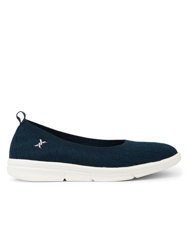 Image of Carlton London Women's Textured Knit Comfort Ballet Flats