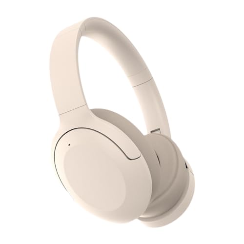 Dickly Noise Cancelling Headphones Bluetooth Headphones over The Ear with Mic Cordless on Ear Headphones for Home Office Gaming Work, Khaki