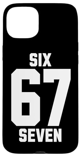 67 Six Seven Sport Design on Back. 6 7 Meme Men Women Kids X}zP[X iPhone 15 Plus p