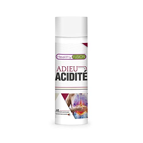 Anti-acide estomac puissant | Anti-acide et anti-reflux | Améliore la santé digestive | Inhibe l'acide gastrique, protège l'estomac | Améliore la santé de l'appareil digestif | 60 comprimés à croquer