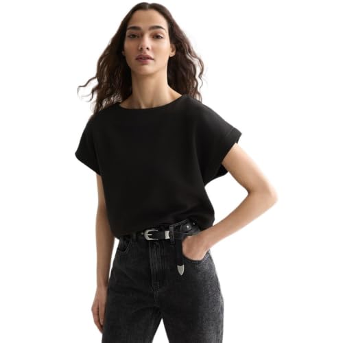 Scotch & Soda Modal Sweatshirt Sudadera, Meteorite U014, XL para Mujer