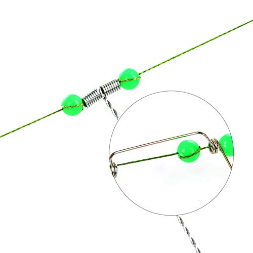 Grupo de pesca com cordas, 1 conjunto de cordas de pesca com três ganchos, construção forte, corda d