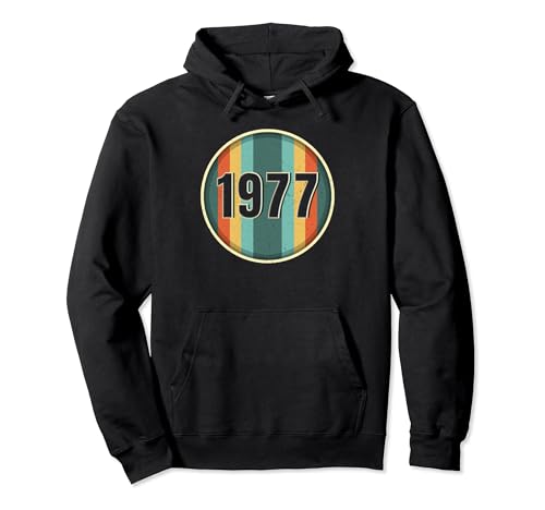 Camisetas vintage de cumpleaños de 1977 para mujer, divertidas camisetas de cumpleaños de 1977 Sudadera con Capucha