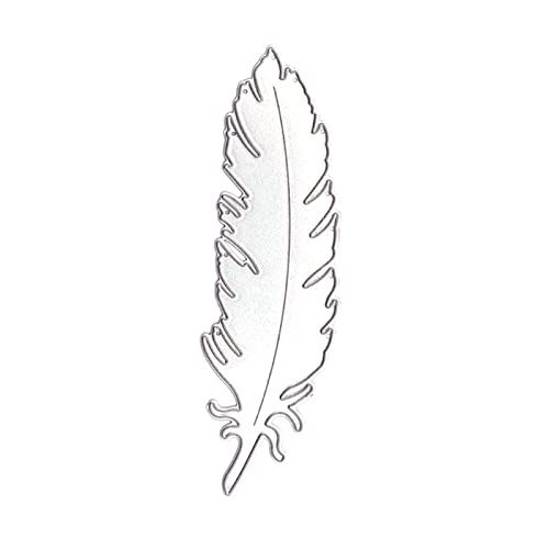 Matrice De Decoupe Scrapbooking Matrices De Découpe En Métal GLOBLELAND Forme Plumes Et Parchemins - Pour Scrapbooking, Cartes, DIY - 2 Modèles Accessoire Fabrication Cartes