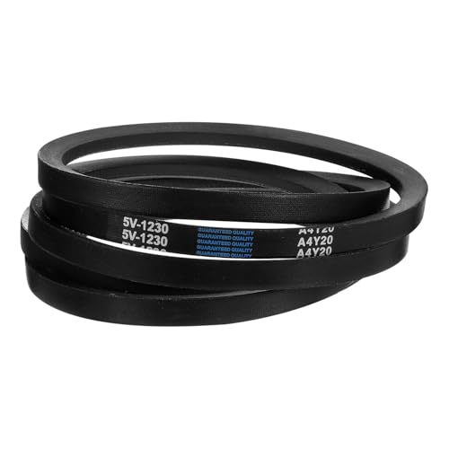 Courroie trapézoïdale 5V1230 contre les vibrations de machine uxcell noir