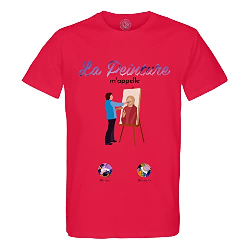 T-shirt artiste peintre en coton pour vos journées à l'atelier
