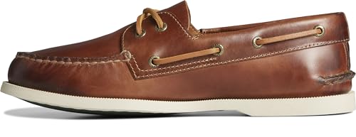 Sperry Men's Authentic Original 2-Eye Seasonal Boat Shoe, Tan, 9 Wide by Sperry - Used condition - US$77.00
