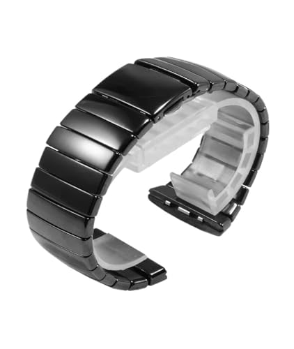 Bracelet de montre en céramique 17mm 26mm 29mm compatible Rado Sintra noir mixte