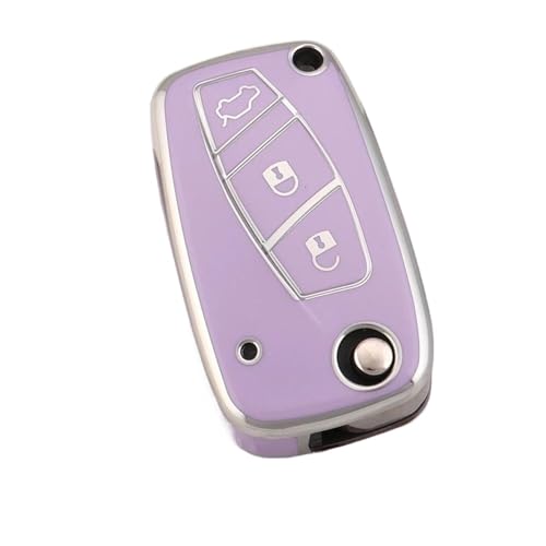 �����ԗp�L�[�V�F�� Compatible With Fiat For 500 For Panda For Stilo For Ducato For Punto For Doblo For Bravo 1 �Ԃ̃t���b�v�L�[�P�[�X�J�o�[�V�F�� �o�b�O�Ԃ̃L�[