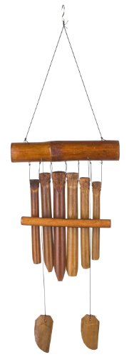 Woodstock Chimes Asli Arts Collection, Gamelan Bamboo Chime, 32'', Bamboo Wind Chimes for Outdoor, Patio, Home or Garden Décor (C110)