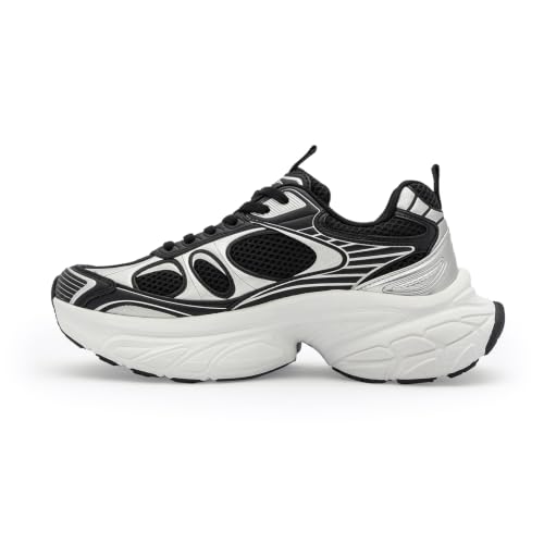 Image of Red Tape Women's Sneakers Green Mesh Pu Round Toe Lace-Up