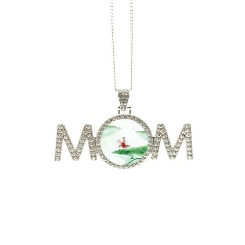 Collier aquarelle chinoise pendentif cheval bijoux fête des mères M