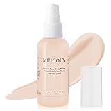 MEICOLY Cream Pale Skin Face Body Paint,2.1Oz Smudge-Proof Pale Skin Face Paint,Water Based Washable Based Body Paint for Adults and Kids,Halloween SFX Special Effects Makeup