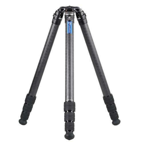 Leofoto - Summit - Trépied en Carbone pour appareils Photo - Capacité de Charge de 40kg - Pieds Extensibles - Hauteur: 10,5 cm - 180 cm - LM-404C