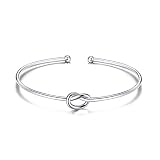 Ginger Lyne Collection Infinity Love Knot Bracelet for Women Tie The Knot Bangle Sterling Silver Adj