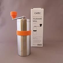 CAFEC Tsubame Coffee Hand Mill/the ceramic blade/Stainless body/Disassemblable and Washable