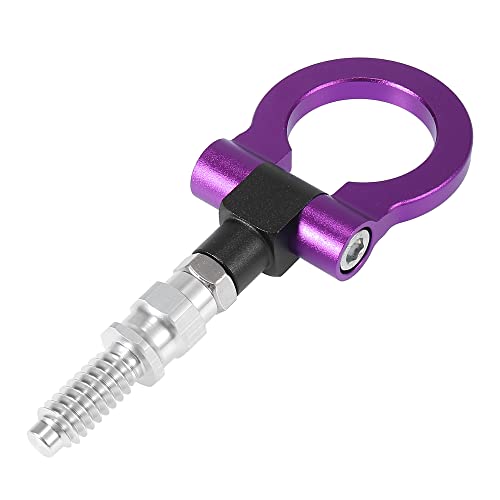X Autohaux Purple Aluminum Alloy Front Bumper Trailer Ring Eye Towing Tow Hook Screw For Bmw 325I 335I 550I 125I 120I 330I 318I 530I #TOP4