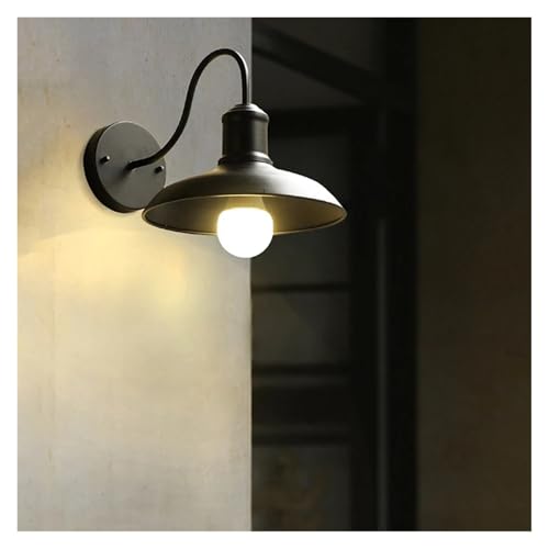 Lámpara retro impermeable vintage de cobre para exteriores y terraza 6