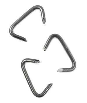 100 QTY:C.S. Osborne & Co. No.1442-5 'D' Style Hog Rings - 3/4