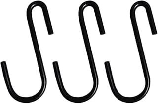 love lamp Crochets en S 30 pcs s Crochet de Cuisine Multifonction chromé chromé Heavy hotte Crochets en métal pour Suspendre Les Pots et Les casseroles (Noir) Crochets