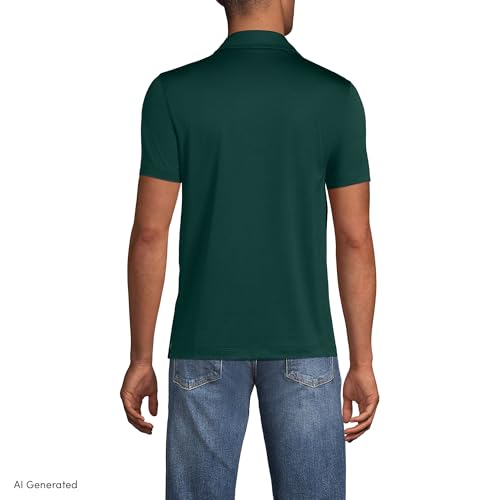 Polo para hombre de ajuste moderno y manga corta, secado rápido miniatura 2