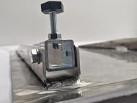 WORHAN Mobil Schwellenrampe Variable Höhenverstellung Ladeplattform Stufenrampen Rollstuhlrampe Alu Aluminium Rampe Türschwellenrampe 1TR75 – Ansicht 6