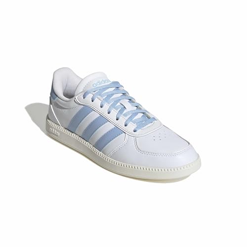 Image of adidas Womens Breaknet Sleek Sneakers Shoes Casual - Brown