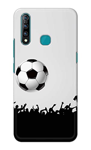 Image of Printed Hard Back Cover Case for Vivo Z1 Pro | Z1Pro Back Cover (Football Icon) -1302