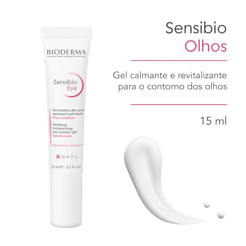 BIODERMA Sensibio Olhos - Gel Hidratante e Revitalizante para o Contorno dos Olhos para Peles Sensív