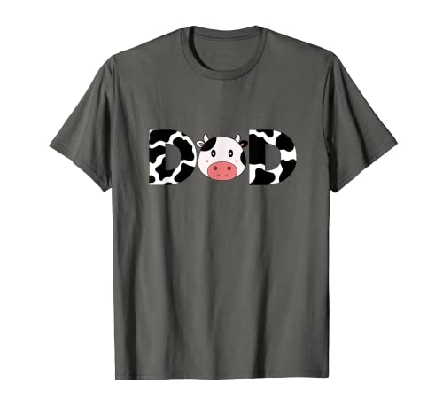 Papá del cumpleaños para niña Funny Cow Farm Camiseta