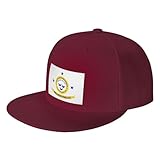 BBDNHDS Flag of East Providence, Rhode Island Snapback Hat Baseball Cap for Men Women Solid Color Flat-Brimmed Hats