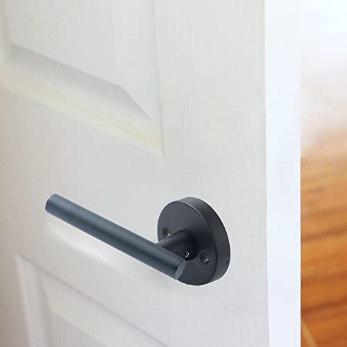 Design House 582601 Dummy Lock & Handle Sets, 3-7", Matte Black #TOP2