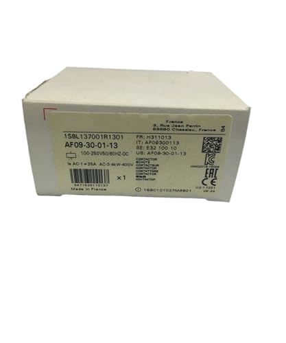Contactor AF09-30-10-11 soluciona picos de voltaje gracias a bobina autorregulable 24-60V 5