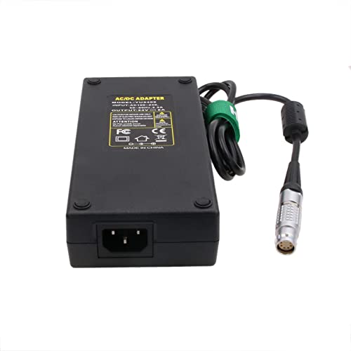HangTon AC DC Power Supply Adapter for ARRI Alexa 35 / Alexa Mini/Mini LF/Amira Camera 8 Pin Female Connector 24V 8A