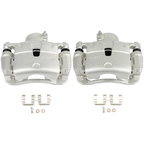 Image of SCITOO Front Driver & Passenger Disc Brake Calipers 19B7156 19B7157 For Kia For Soul 2014-2018,With Bracket 2PCS