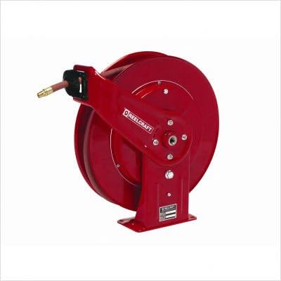 Reelcraft DP7850-OLP 0.5" x 50', 300 psi, Compact Air / Water Reel with Hose