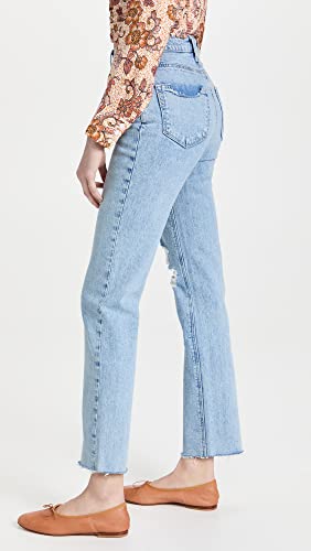 PAIGE Women's Stella Straight Jeans4