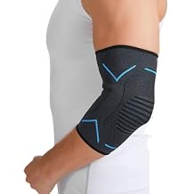 Elbow Brace Compression Support Elbow Sleeve for Golfers Elbow Pain Relief, Arthritis, Bursitis, Workout, Weightlifting 2pcs one pack L