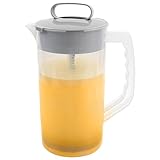 1 Pack Mixing Pitcher for Drinks 2 Quart/ 64oz...