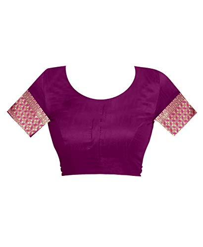 Image of Flosive Women's Present Beautiful Kanjivaram Soft Silk Saree With Blouse