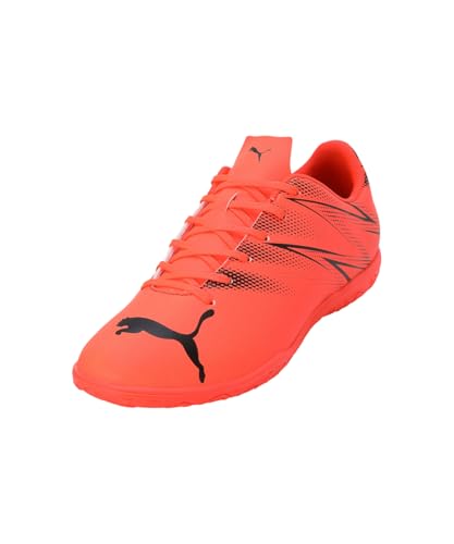Puma Attackant IT 107479 Men's Soccer Shoes, 25 Spring Summer Colors Glowing Red/Puma Black (14), 26.5 cm