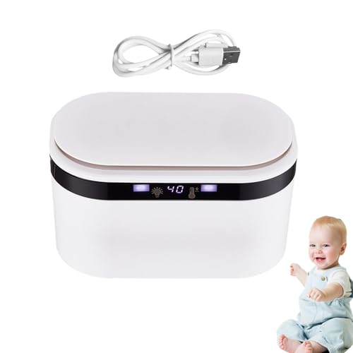 calentadorde toallitas USB – Dispensador termostático portátil, calentadorhigiénico seguro de 10 W, calentadorde toallitas húmedas de 8,46 x 5,51 x 4,33 pulgadas | Viaje en automóvil para un día de