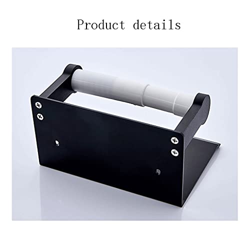 Espacio en rack de aluminio mate negro con estante superior para accesorios 4