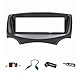 tomzz Audio 2415-051 Radioblende Set kompatibel mit Ford KA RU8 Bj.2009-2017 schwarz mit Radioadapter ISO Fakra Antennenadapter DIN ISO