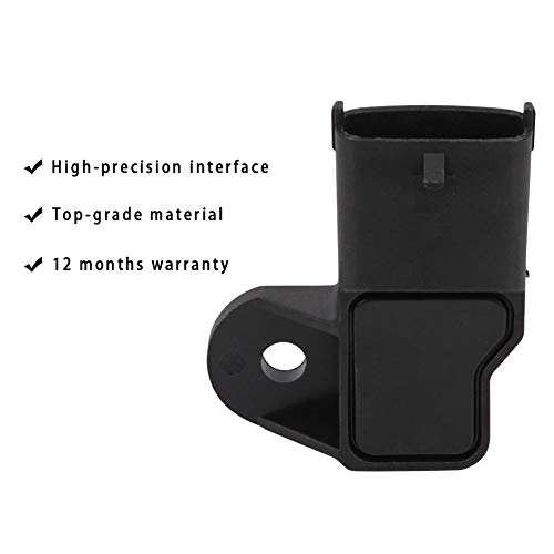 Manifold Absolute Pressure Map Sensor 0261230042 90423637 12Z03929 93170309 46769978, 55221403 Compatible With Chevy Cobalt Cadillac Srx/Zbn #TOP2