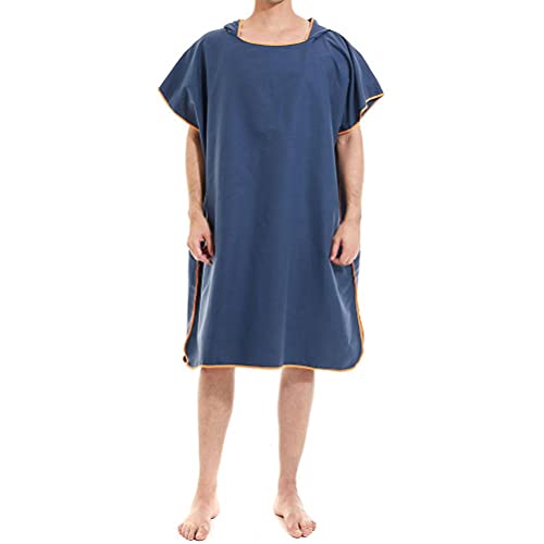 YSMANGO Trocador de toalha, secagem rápida e leve de microfibra para usar na praia, roupão com capuz