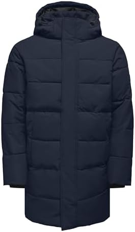 Tommy Hilfiger HERITAGE - Gewatteerde jas - desert sky/donkerblauw