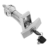 Hemobllo Ersatzschloss für Verkaufsautomaten T griff aus Zinklegierung mit Zylinderschloss und Schlüssel Sicherung für Wasser und Snackautomaten Gewerblich