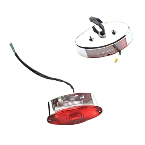Luz trasera de freno modificada para motocicleta retro clásica